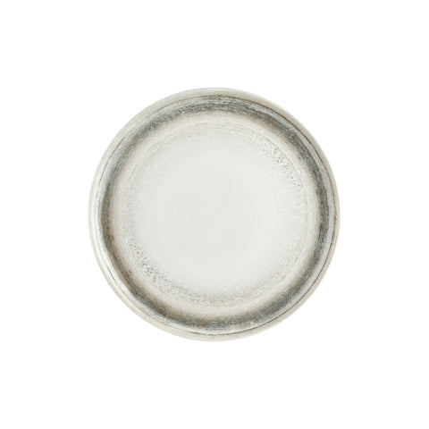 Ephyra dia.12.5" x 12.5" Round Gray Vitrified Pizza Plate (Set of 6)