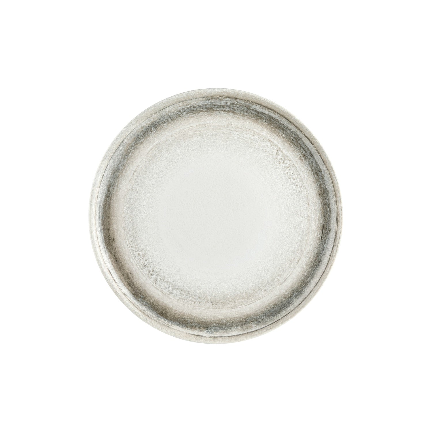 Ephyra dia.12.5" x 12.5" Round Gray Vitrified Pizza Plate (Set of 6)