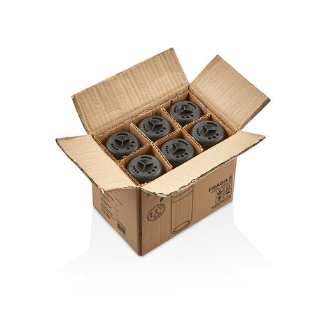 Glass Spice Shaker Set (Set of 6)