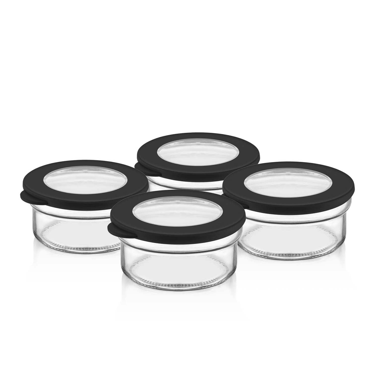 Glass Food Storage Containers (Set of 4)