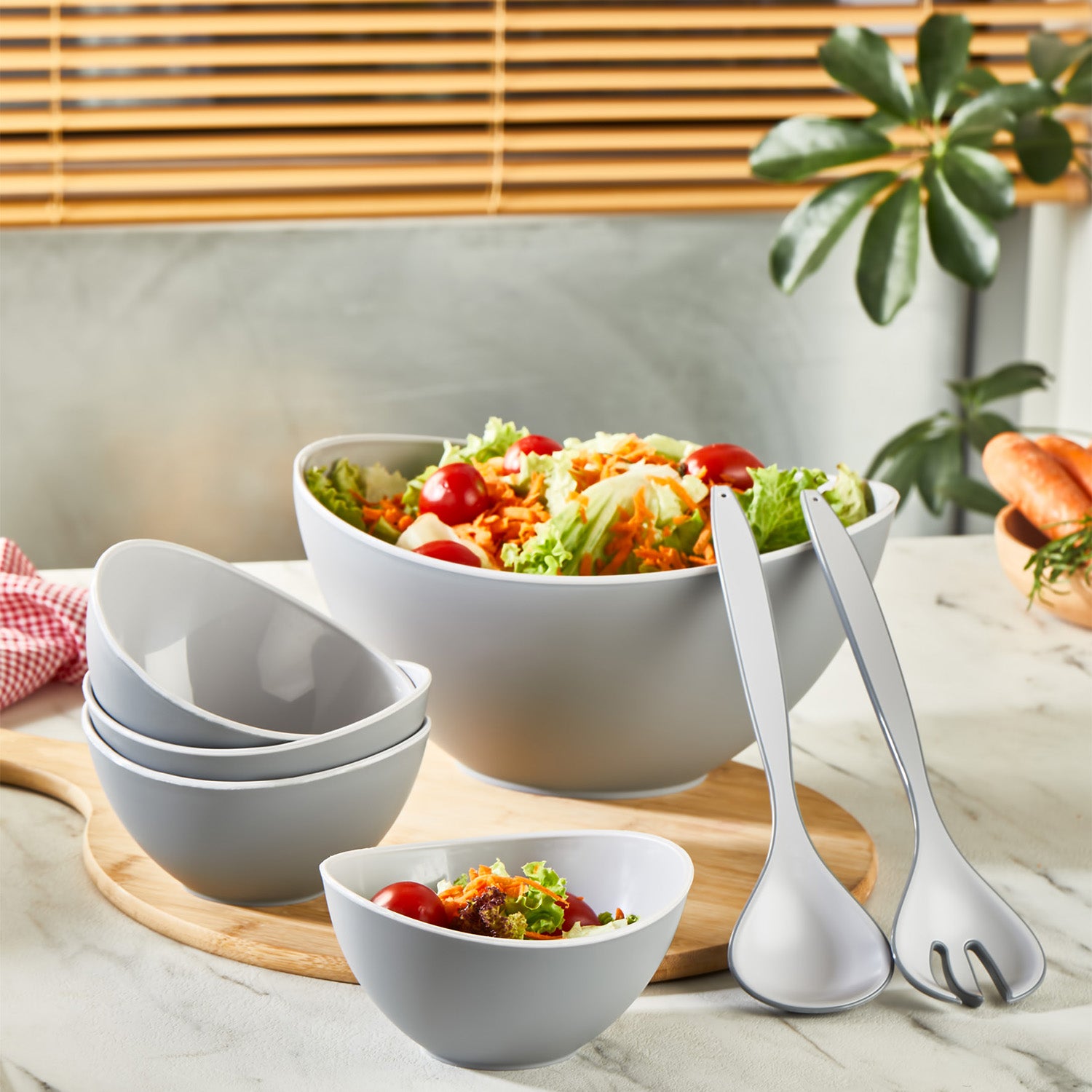 7-Piece Salad Serving Set (Set for 4)