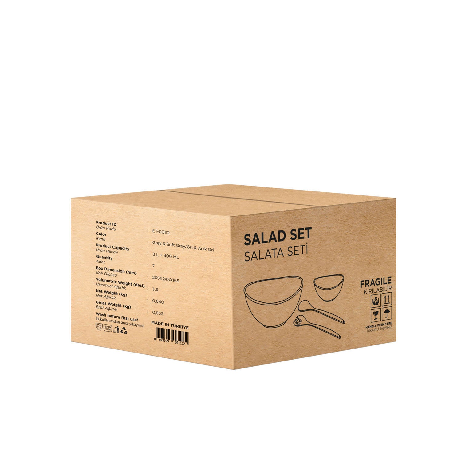 7-Piece Salad Serving Set (Set for 4)