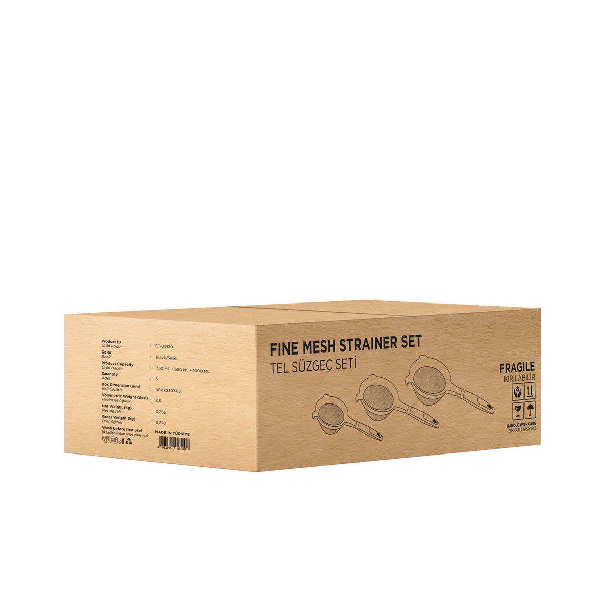 Fine Mesh Strainer Set (set of 3)