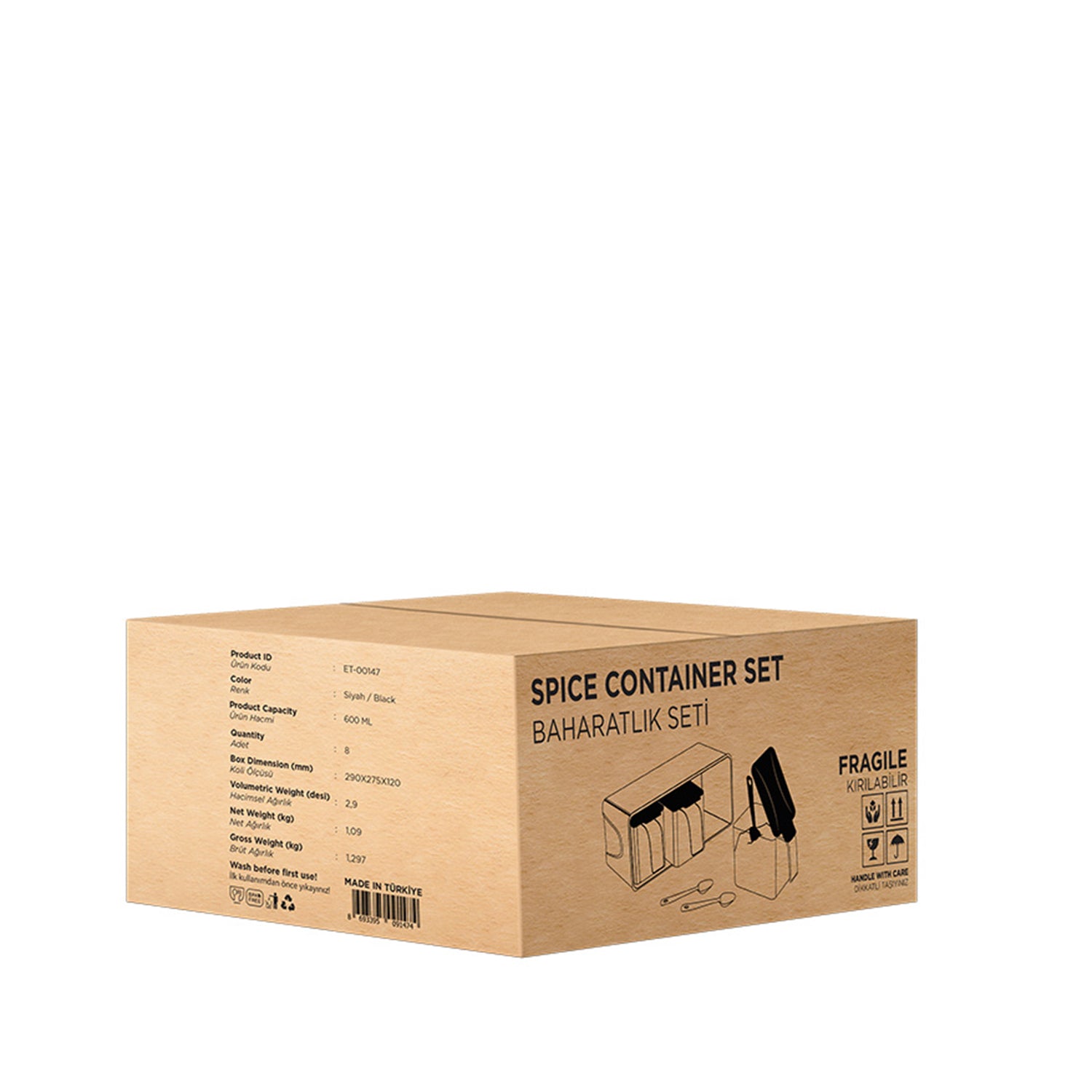 Spice Container Set (Set of 6)