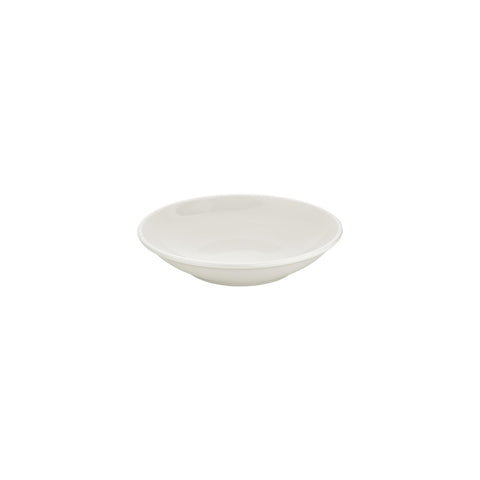 Gourmet dia.9" h:1.75" 34 oz. Round Warm White Vitrified Deep Plate (Set of 6)