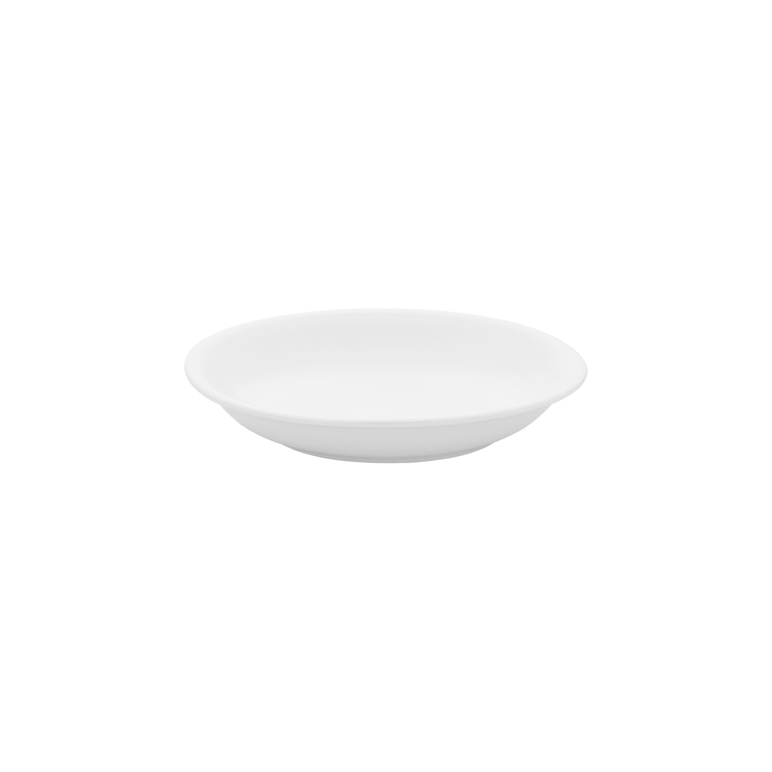 Gourmet dia.11" h:0" 57 oz. Round Warm White Vitrified Deep Plate (Set of 6)