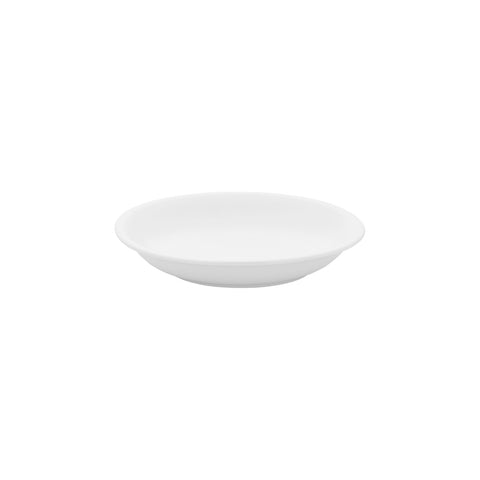 Gourmet dia.11" h:0" 57 oz. Round Warm White Vitrified Deep Plate (Set of 6)