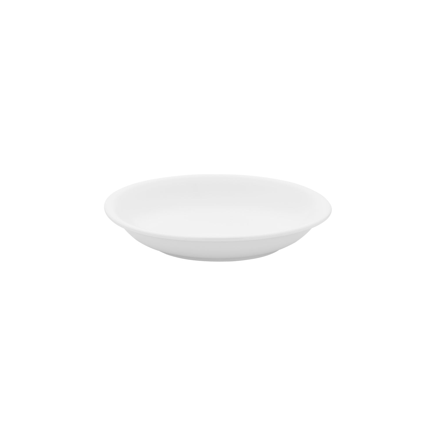Gourmet dia.11" h:0" 57 oz. Round Warm White Vitrified Deep Plate (Set of 6)