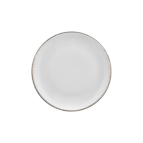Grace dia.11.75" Round Brown Vitrified Plate (Set of 6)
