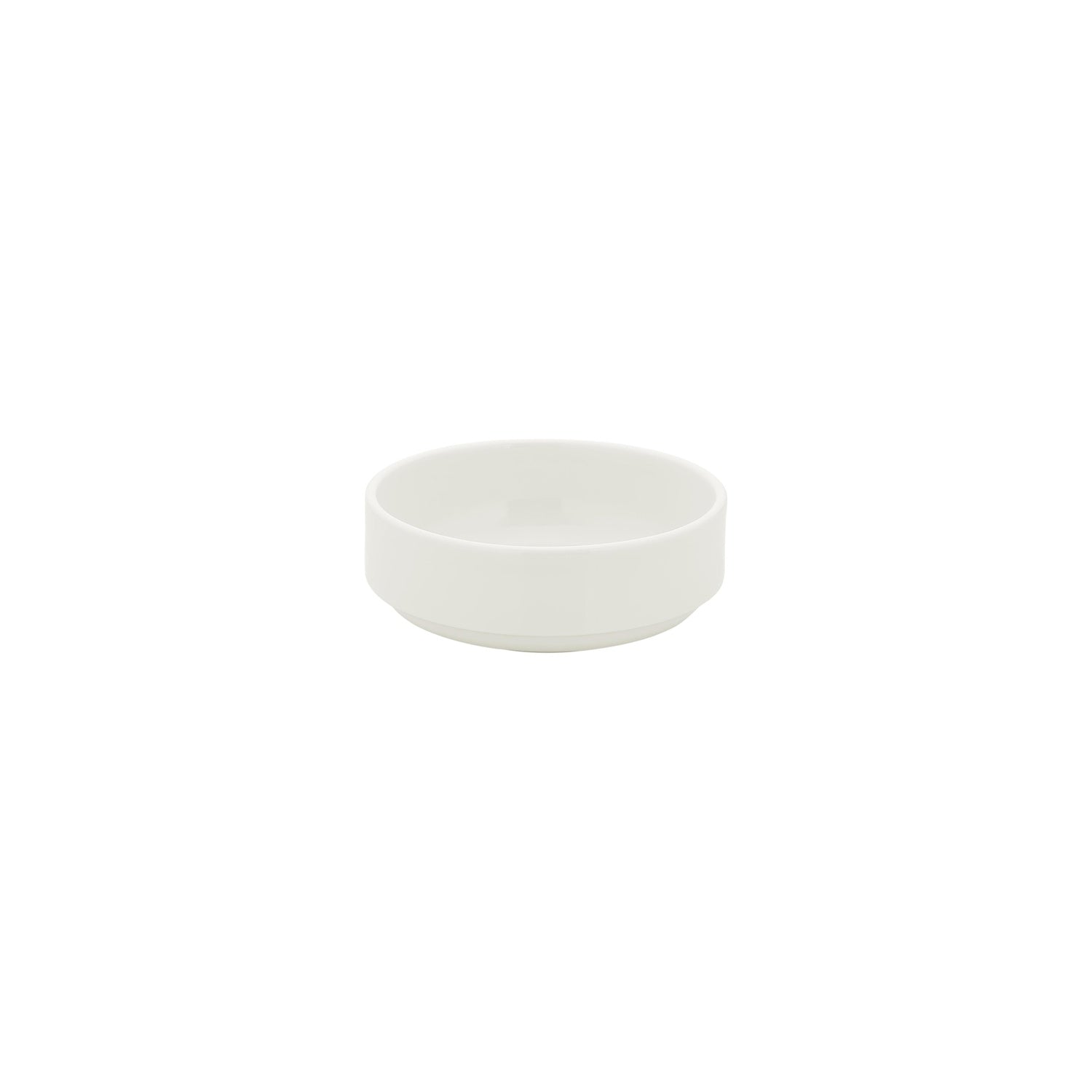 Banquet dia.2.25" h:0" 1 oz. Round Warm White Vitrified Ramekin (Set of 4)