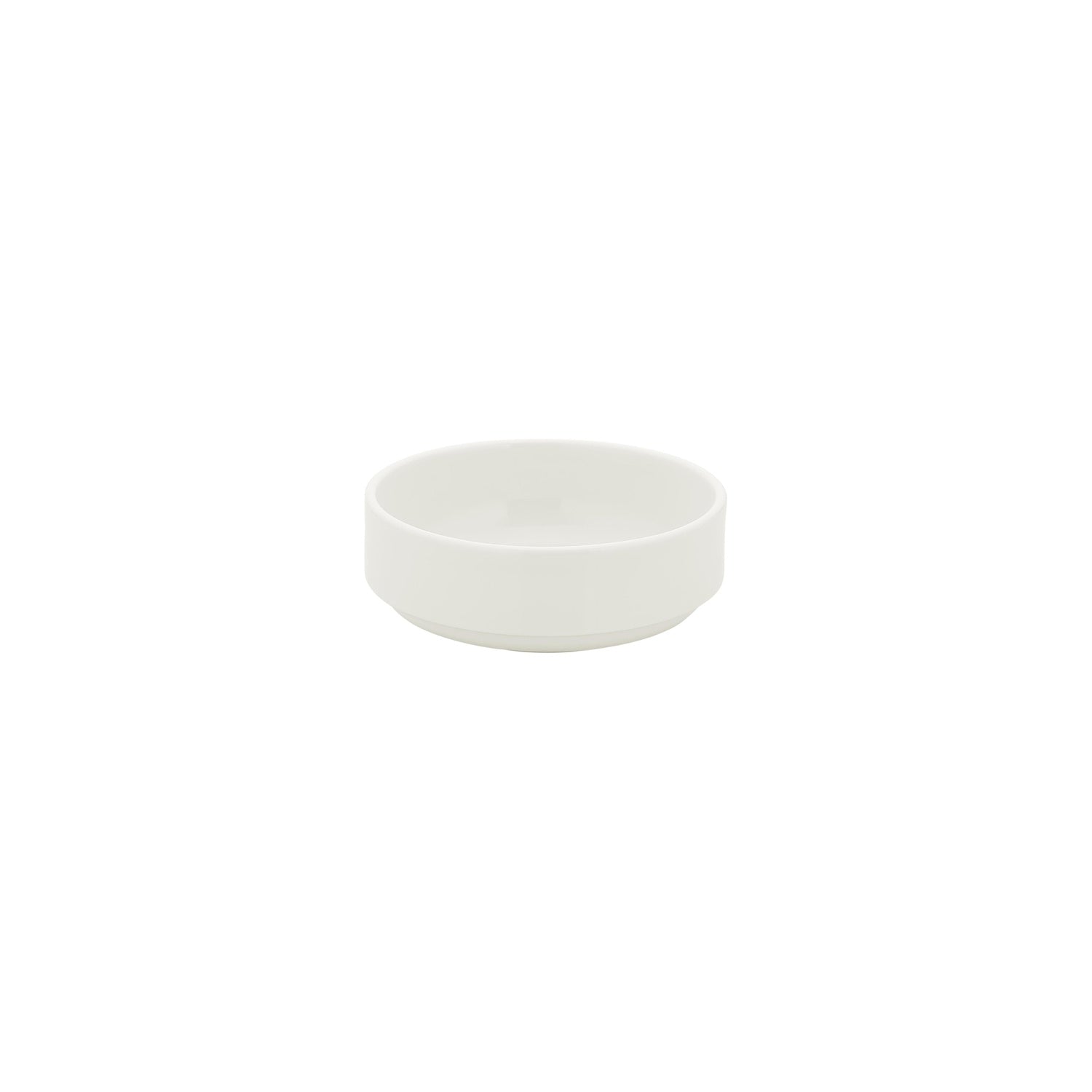 Banquet dia.2.25" h:0" 1 oz. Round Warm White Vitrified Ramekin (Set of 4)