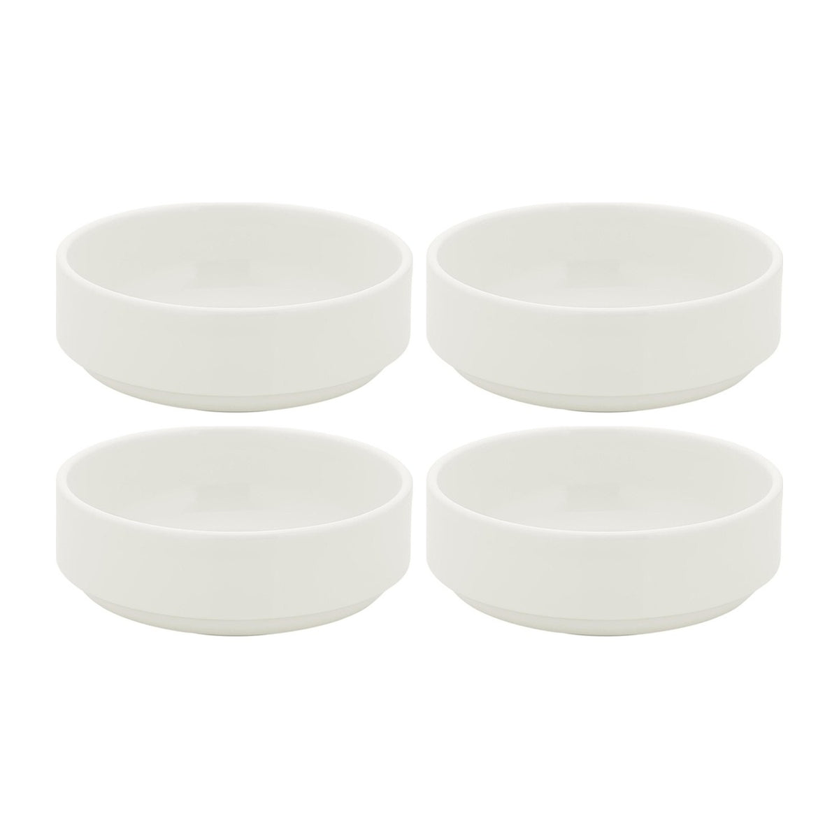 Banquet dia.3.25" h:0" 4 oz. Round Warm White Vitrified Ramekin (Set of 4)