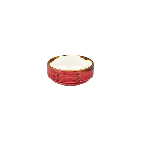 Ardent dia.4.75" h:0" 12 oz. Round Red Vitrified Bowl (Set of 4)