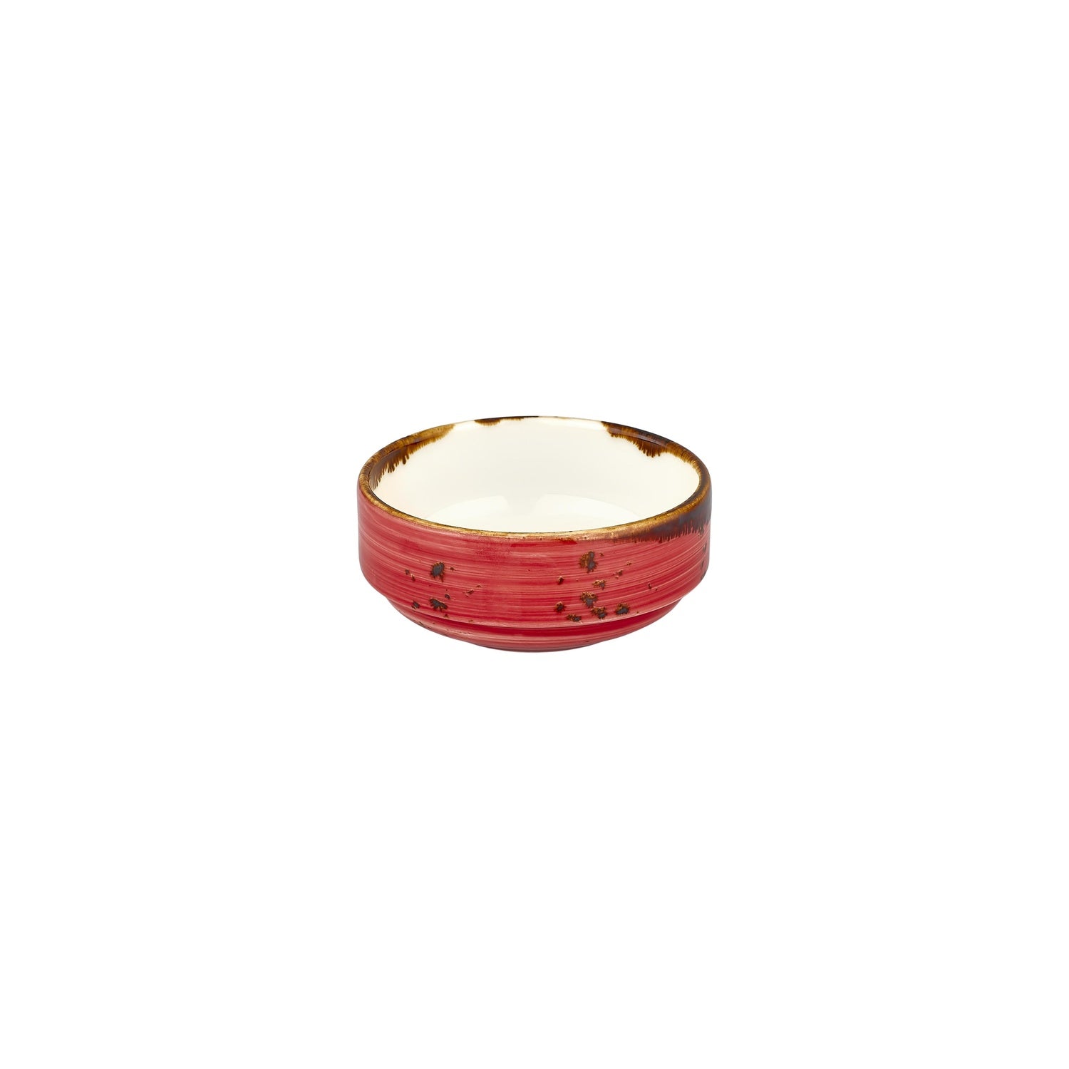 Ardent dia.4.75" h:0" 12 oz. Round Red Vitrified Bowl (Set of 4)