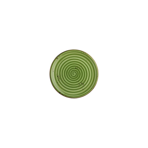 Breeze dia.6.75" Round Green Vitrified Plate (Set of 4)