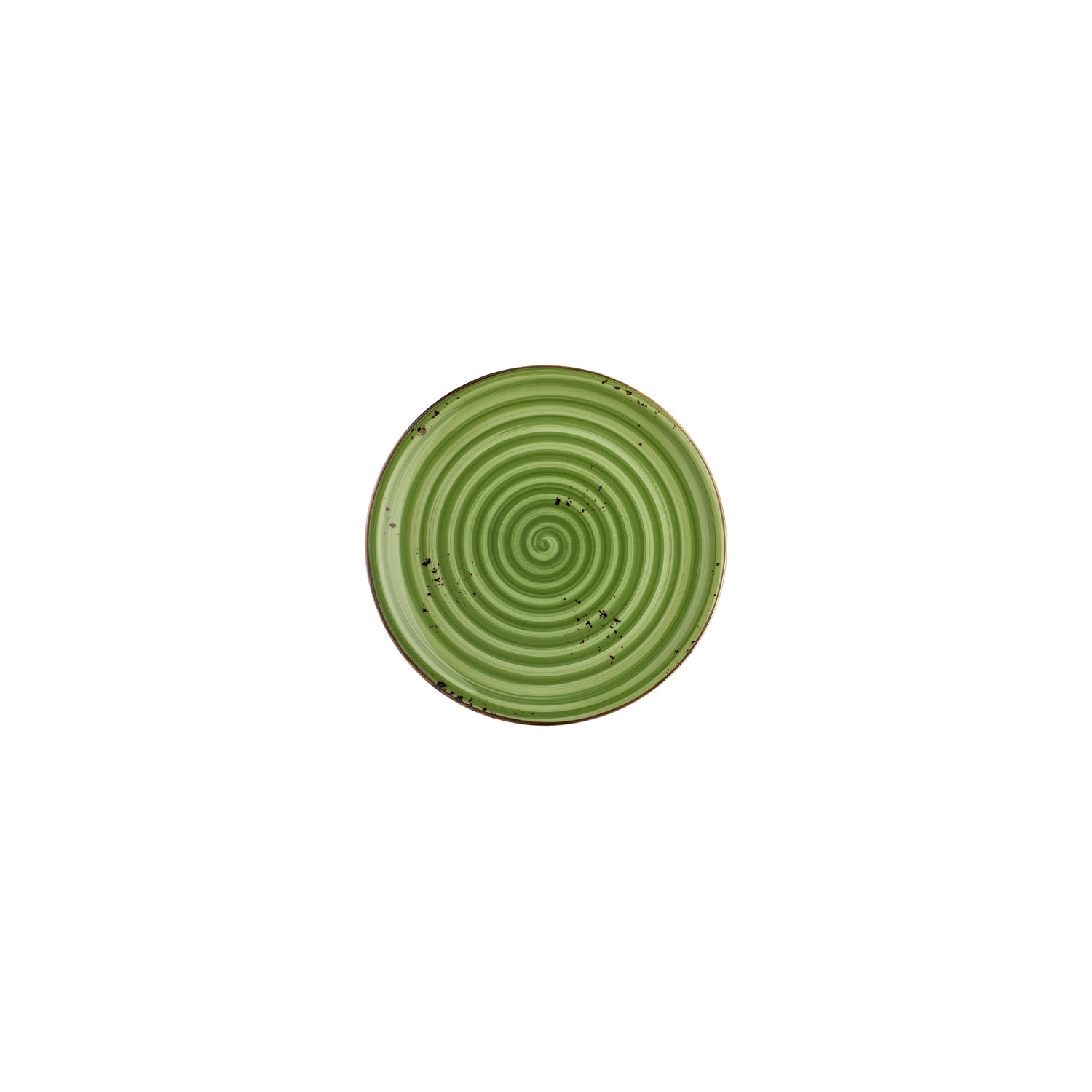 Breeze dia.6.75" Round Green Vitrified Plate (Set of 4)