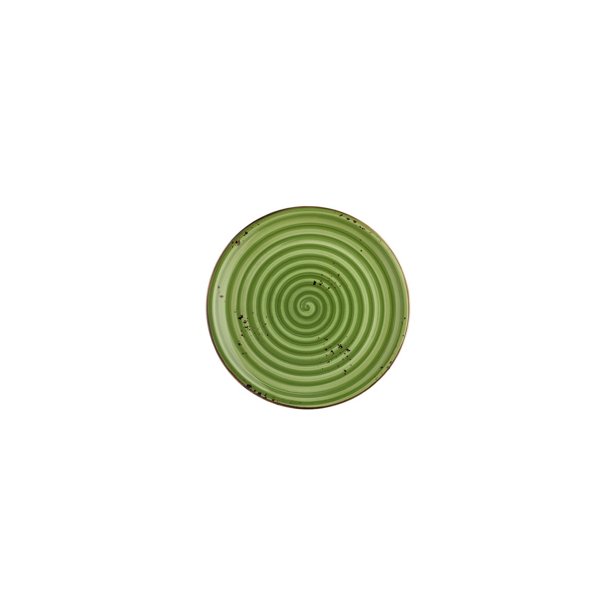 Breeze dia.6.75" Round Green Vitrified Plate (Set of 4)