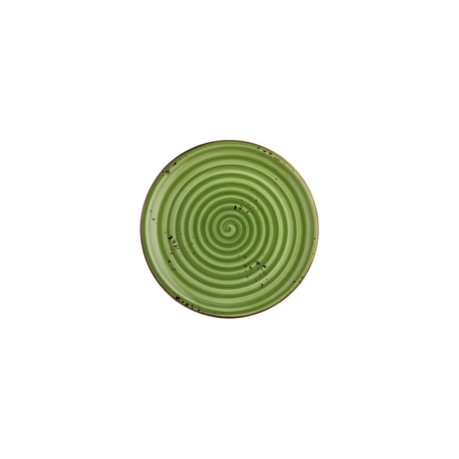 Breeze dia.8.25" Round Green Vitrified Plate (Set of 4)