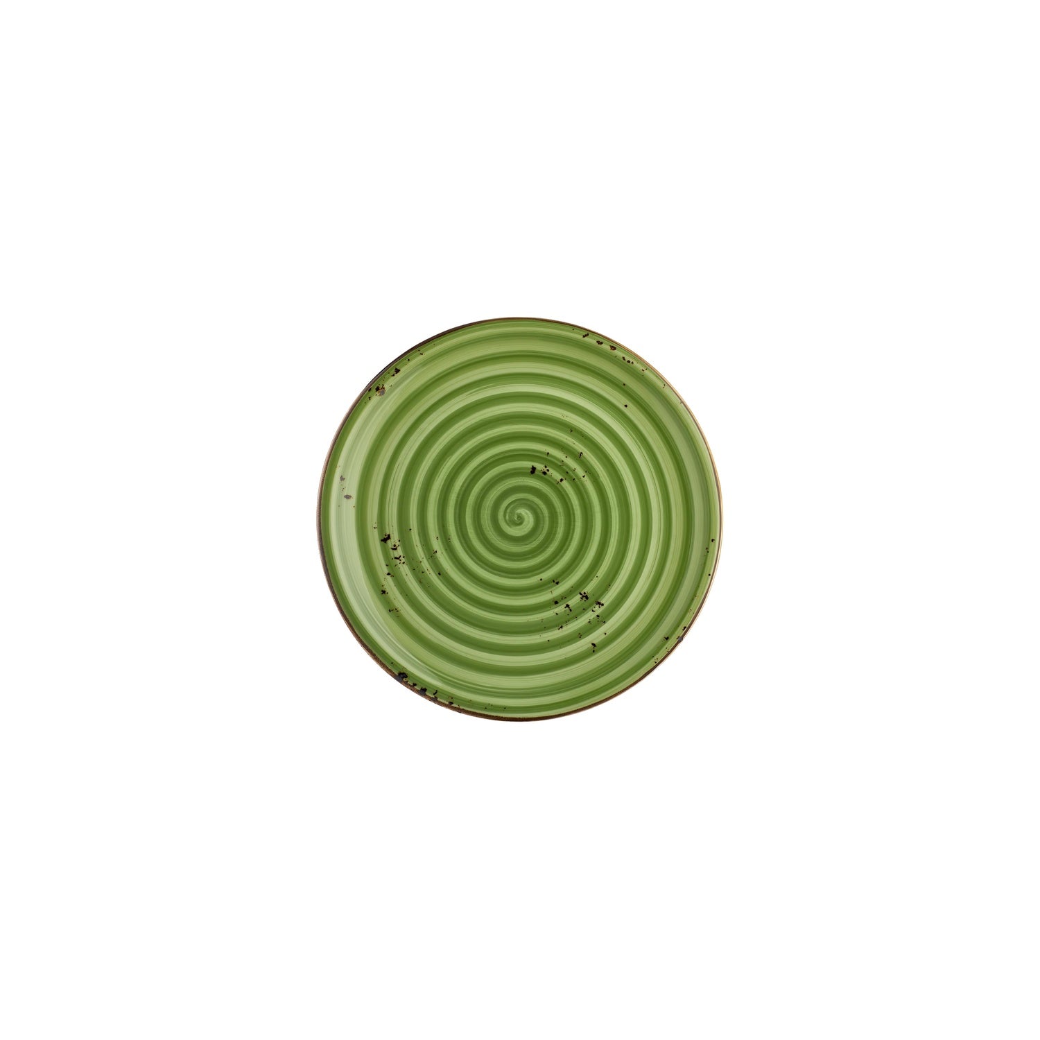 Breeze dia.8.25" Round Green Vitrified Plate (Set of 4)