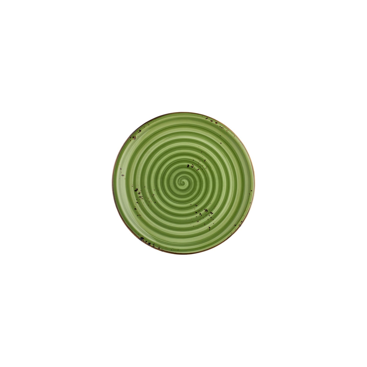 Breeze dia.8.25" Round Green Vitrified Plate (Set of 4)