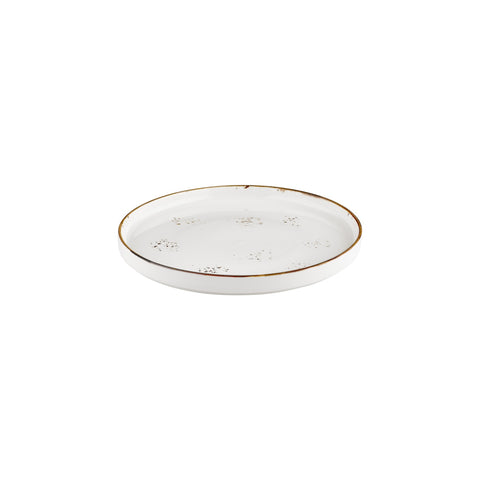 Harmony Elegance dia.10.75" Round Brown Vitrified Plate (Set of 6)