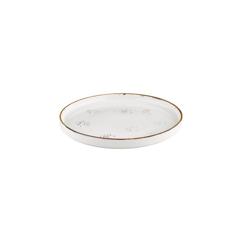 Harmony Elegance dia.10.75" Round Brown Vitrified Plate (Set of 6)