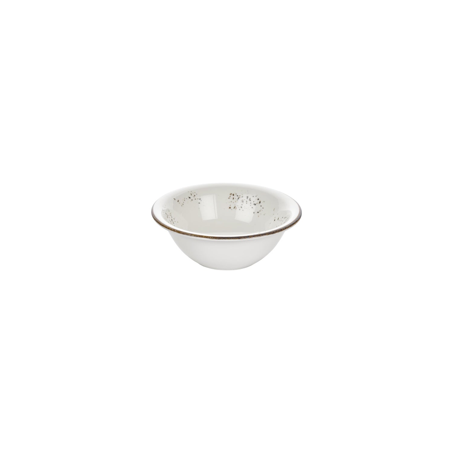 Harmony Elegance dia.6.25" h:2.25" 17 oz. Round Brown Vitrified Bowl (Set of 4)