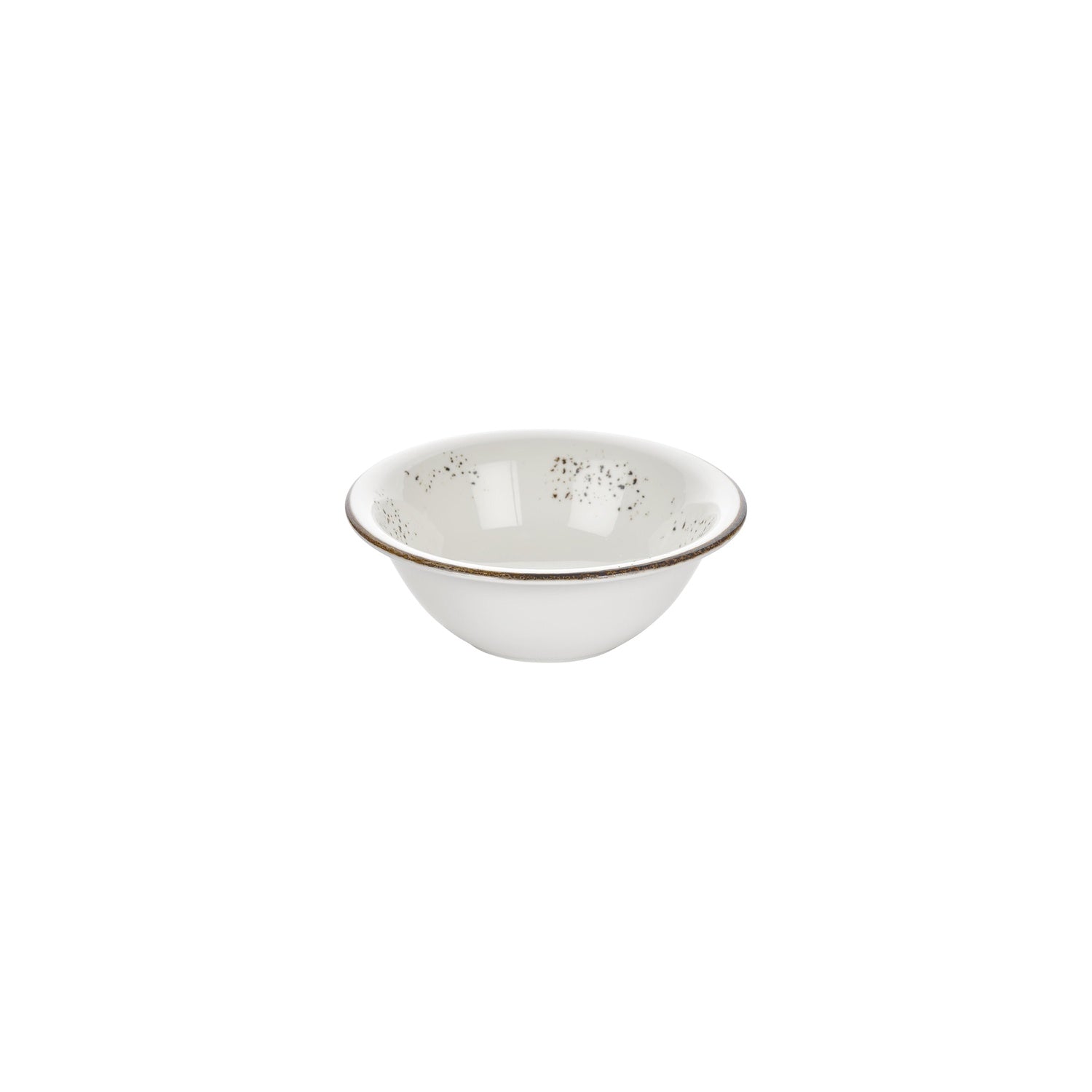 Harmony Elegance dia.7.75" h:2.75" 30 oz. Round Brown Vitrified Bowl (Set of 6)