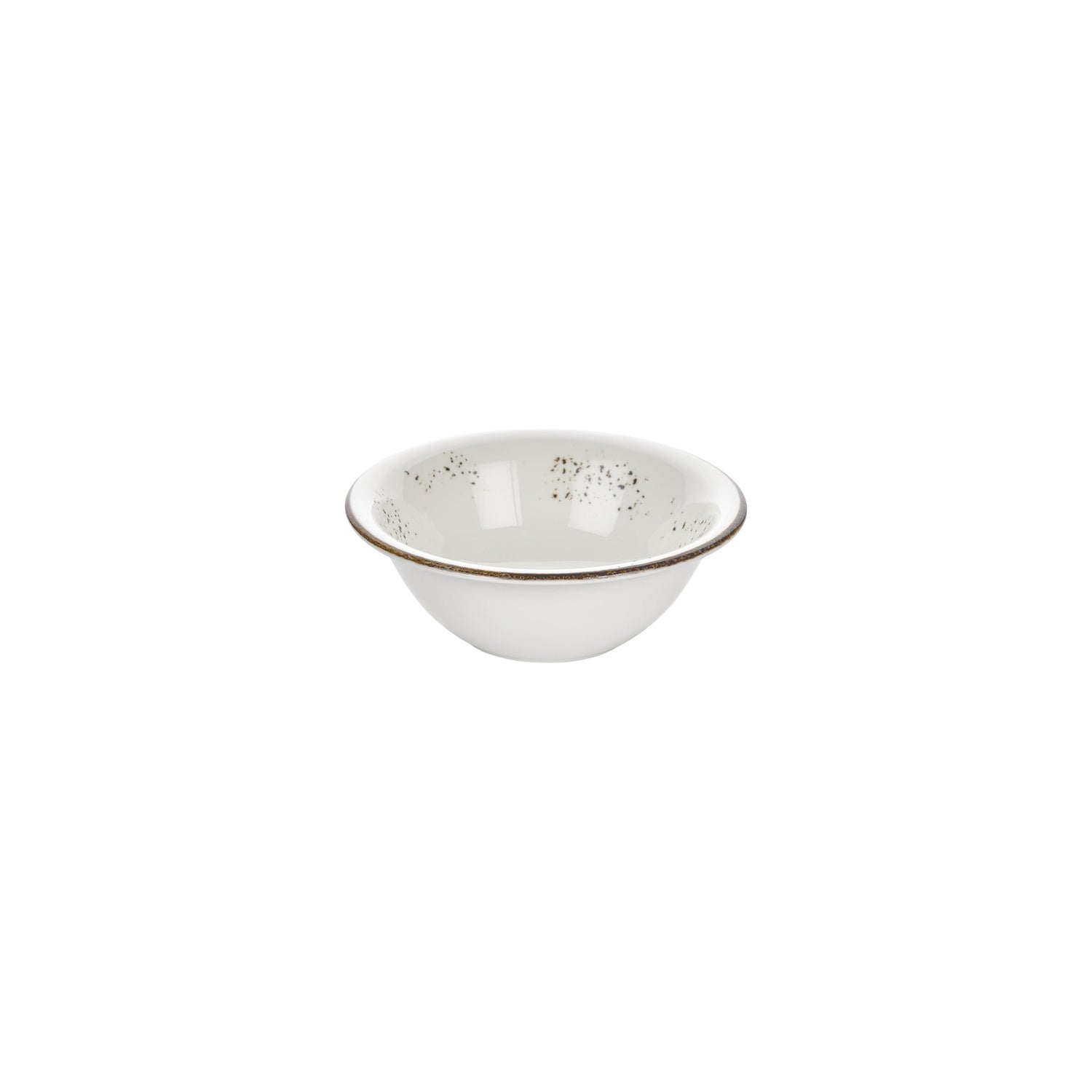 Harmony Elegance dia.7.75" h:2.75" 30 oz. Round Brown Vitrified Bowl (Set of 6)