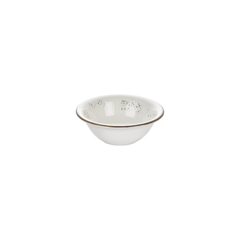 Harmony Elegance dia.7.75" h:2.75" 30 oz. Round Brown Vitrified Bowl (Set of 6)
