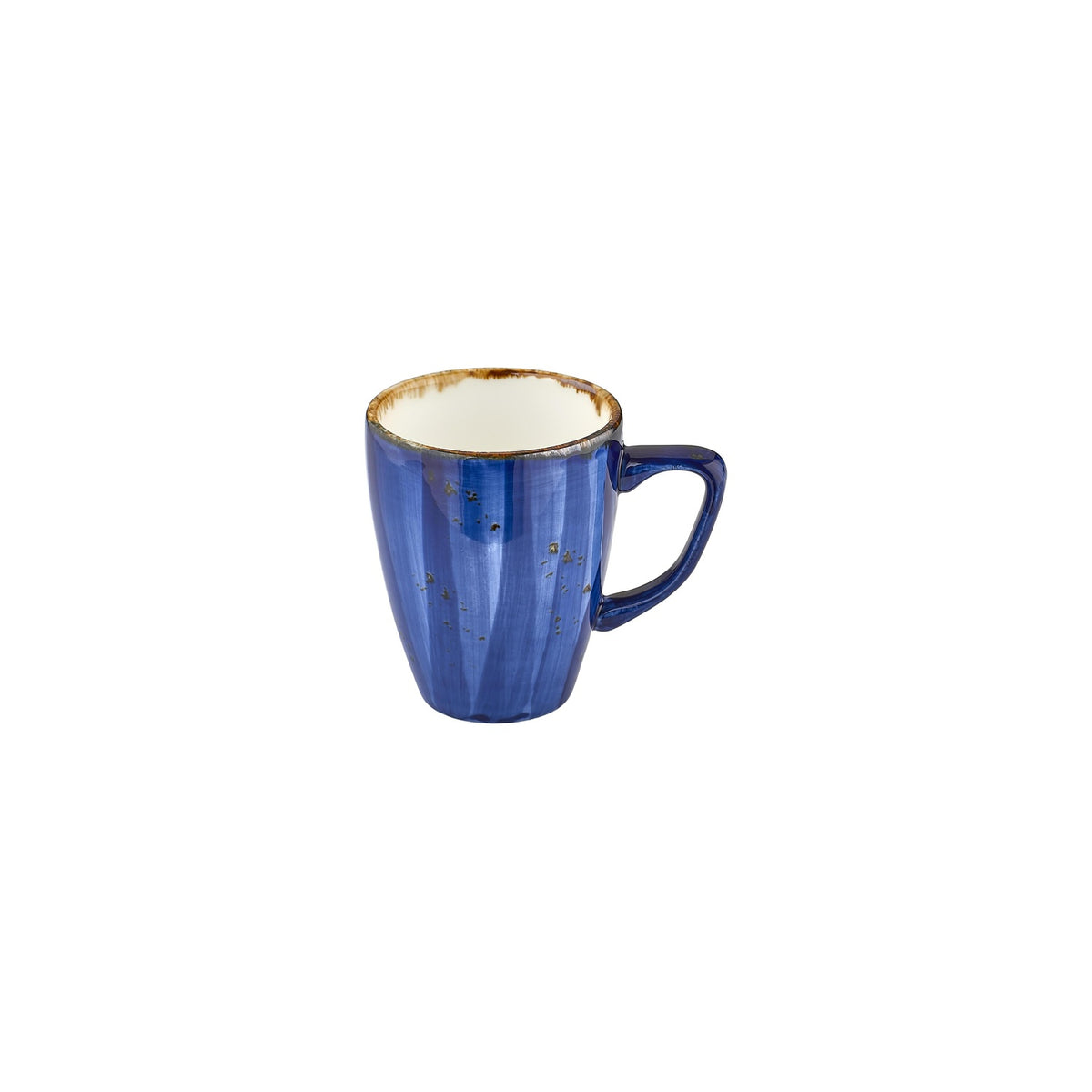 Enigma dia.3.25" h:0" 10 oz. Round Blue Vitrified Mug (Set of 4)