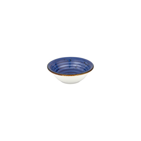 Enigma dia.6.25" h:2.25" 17 oz. Round Blue Vitrified Bowl (Set of 4)
