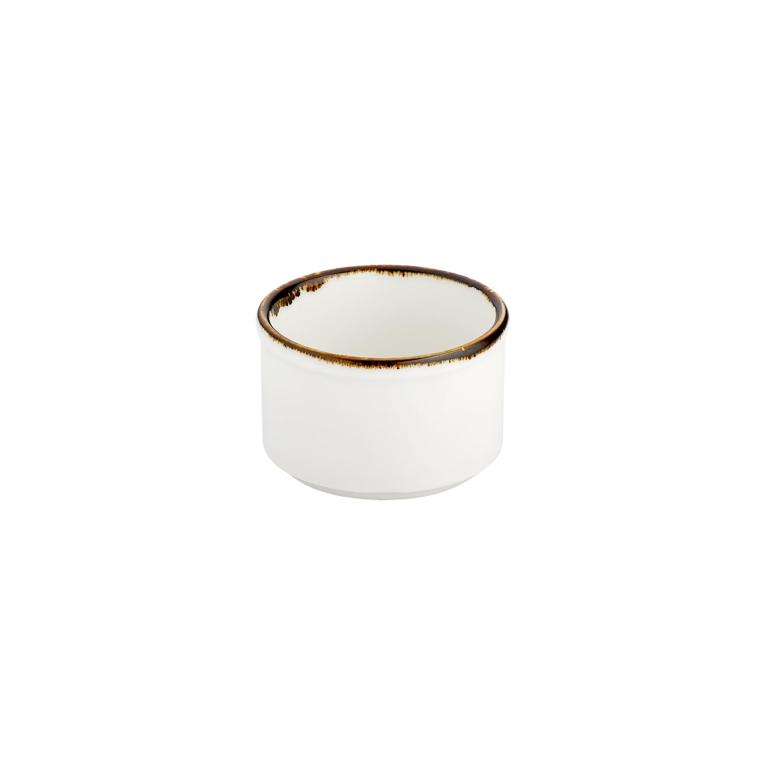 Gleam dia.3" x 3" x h:0" 4 oz. Round Brown Vitrified Sugar Bowl (1 each)