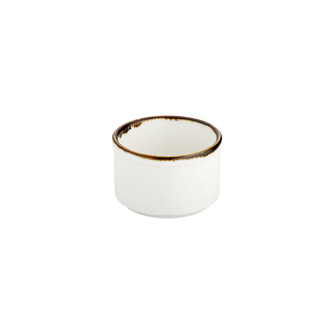 Gleam dia.3" x 3" x h:0" 4 oz. Round Brown Vitrified Sugar Bowl (1 each)