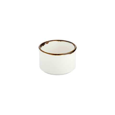 Gleam dia.3" x 3" x h:0" 4 oz. Round Brown Vitrified Sugar Bowl (1 each)