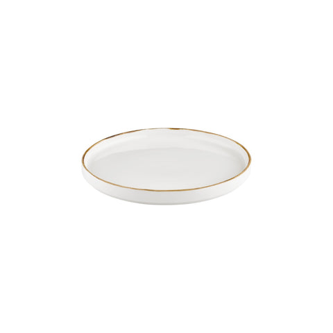 Gleam dia.10.75" Round Brown Vitrified Plate (Set of 6)