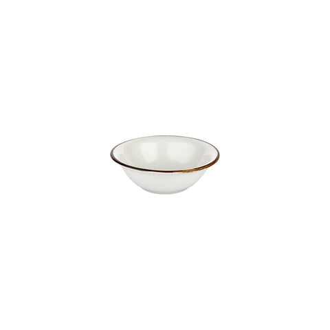 Gleam dia.6" h:2" 12 oz. Round Brown Vitrified Bowl (Set of 4)