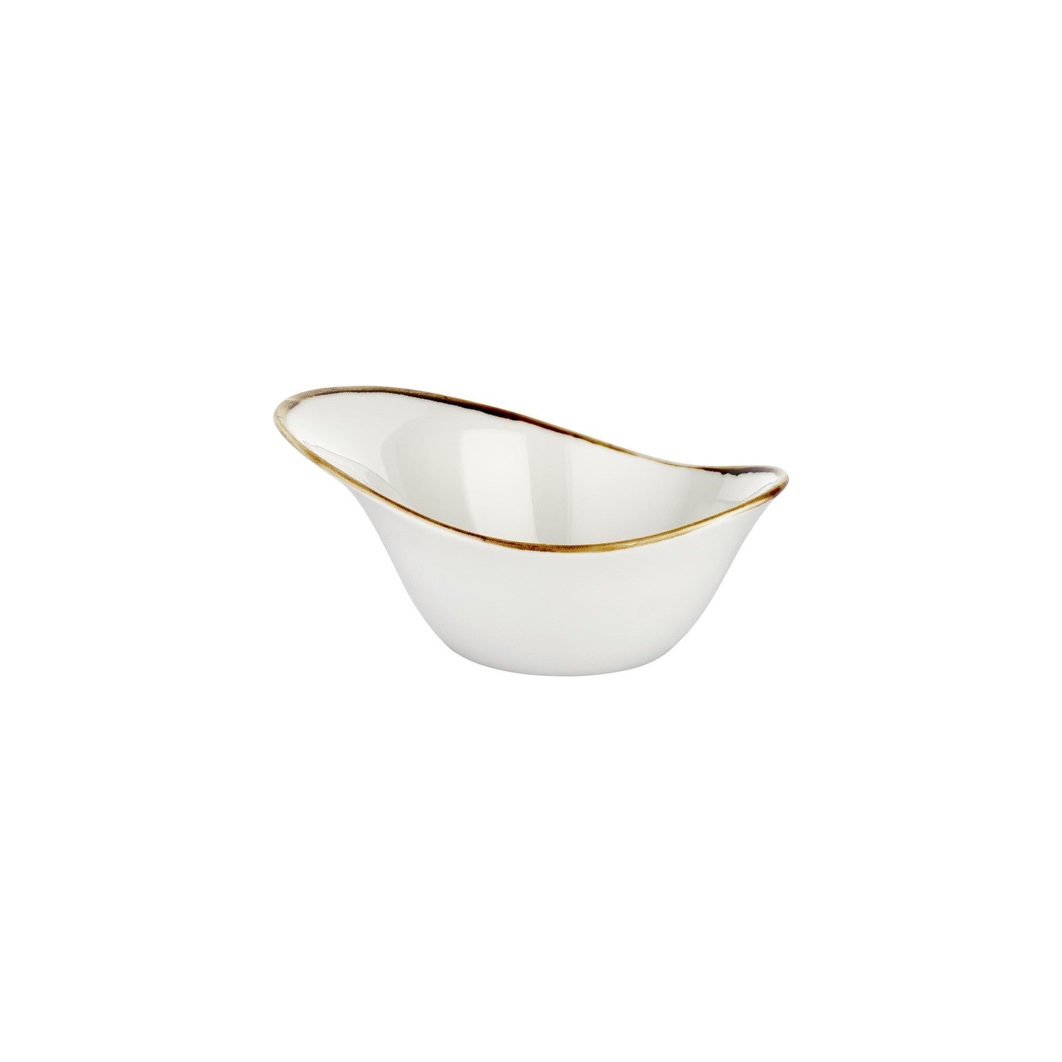 Gleam 10.25" x 7.5" x h:0" 42 oz. Organic Brown Vitrified Bowl (1 each)