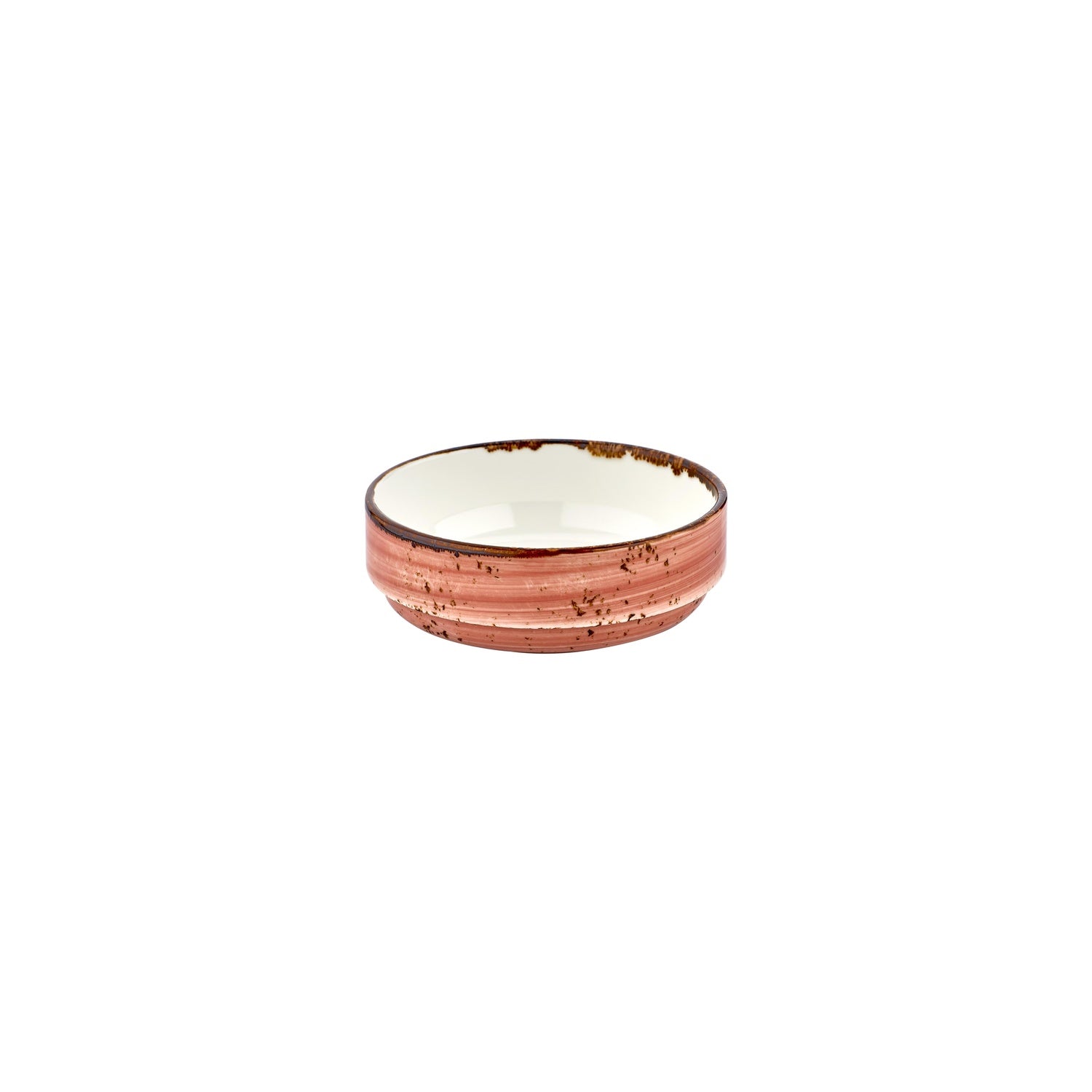 Laterite dia.3.25" h:0" 4 oz. Round Orange Vitrified Ramekin (Set of 4)