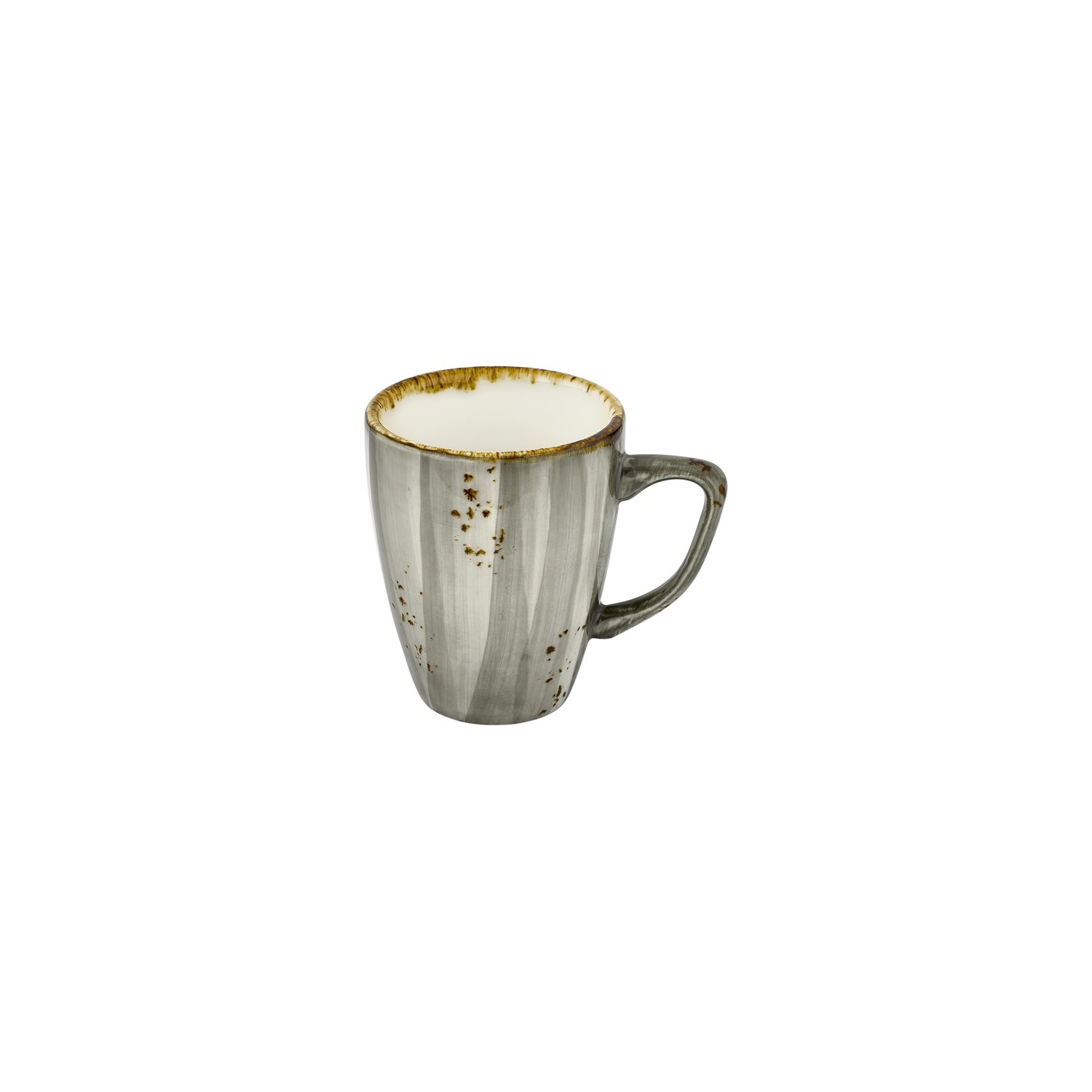 Supreme dia.3.25" h:0" 10 oz. Round Gray Vitrified Mug (Set of 6)