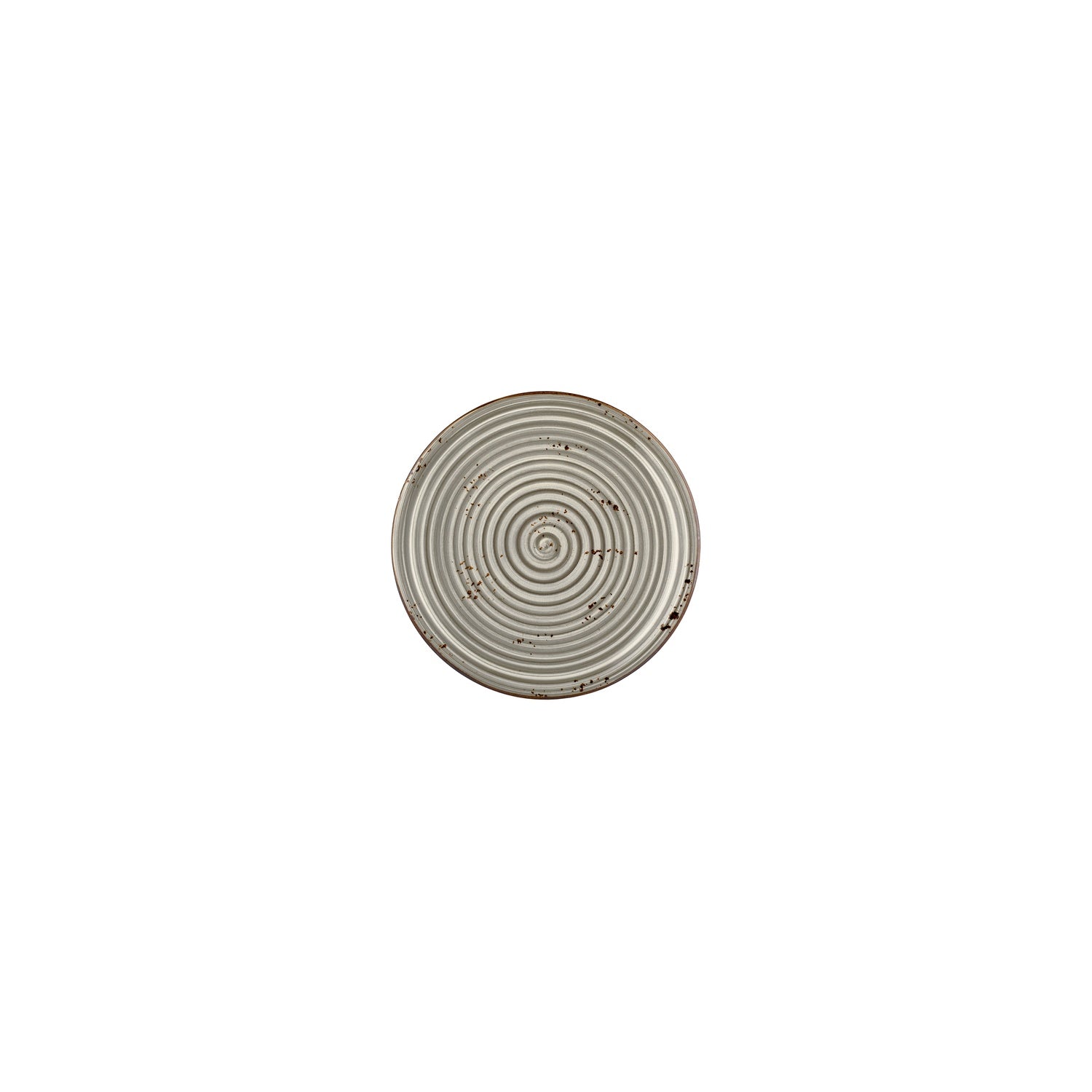 Supreme dia.6" Round Gray Vitrified Plate (Set of 4)