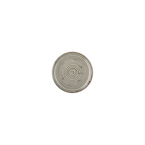 Supreme dia.6" Round Gray Vitrified Plate (Set of 4)