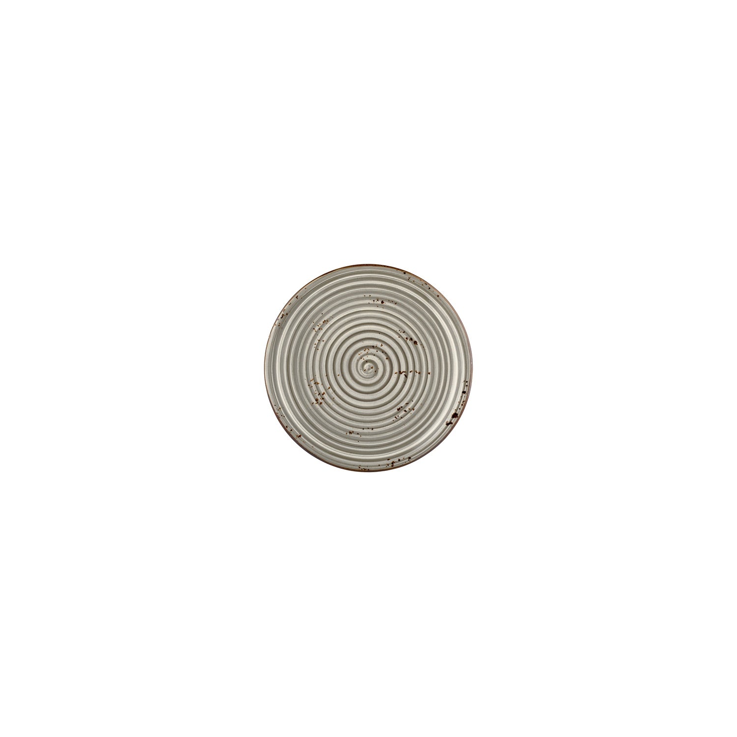 Supreme dia.6" Round Gray Vitrified Plate (Set of 4)