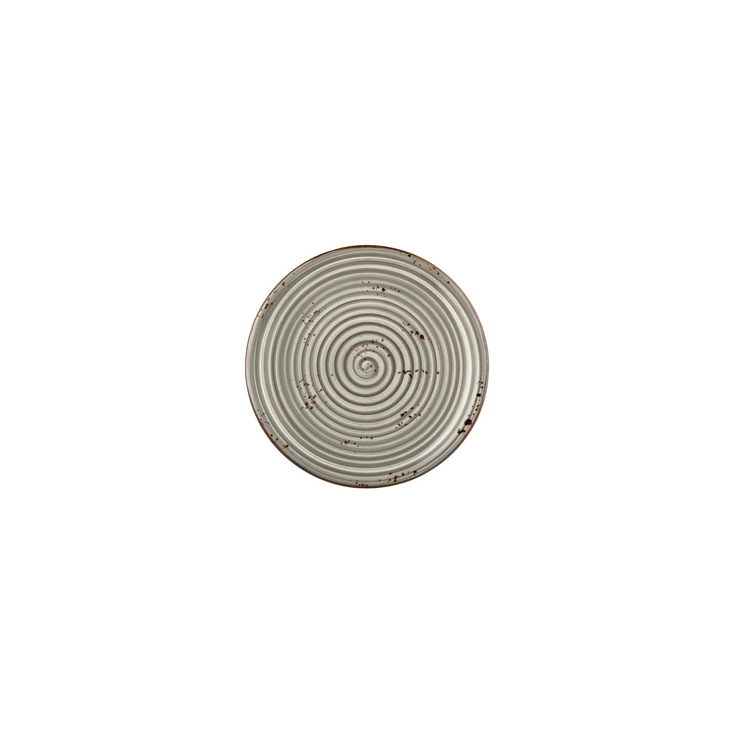 Supreme dia.6.75" Round Gray Vitrified Plate (Set of 4)