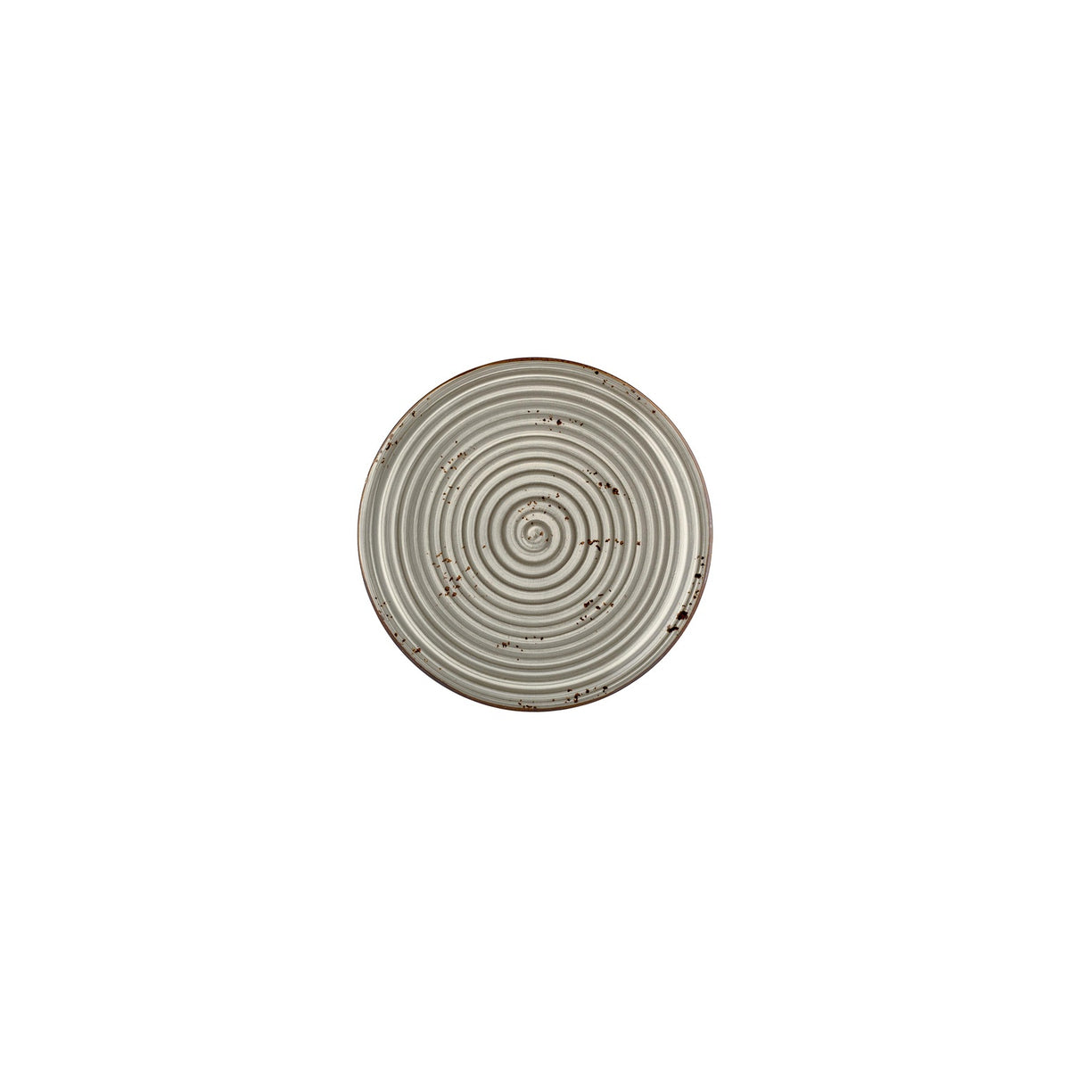 Supreme dia.6.75" Round Gray Vitrified Plate (Set of 4)