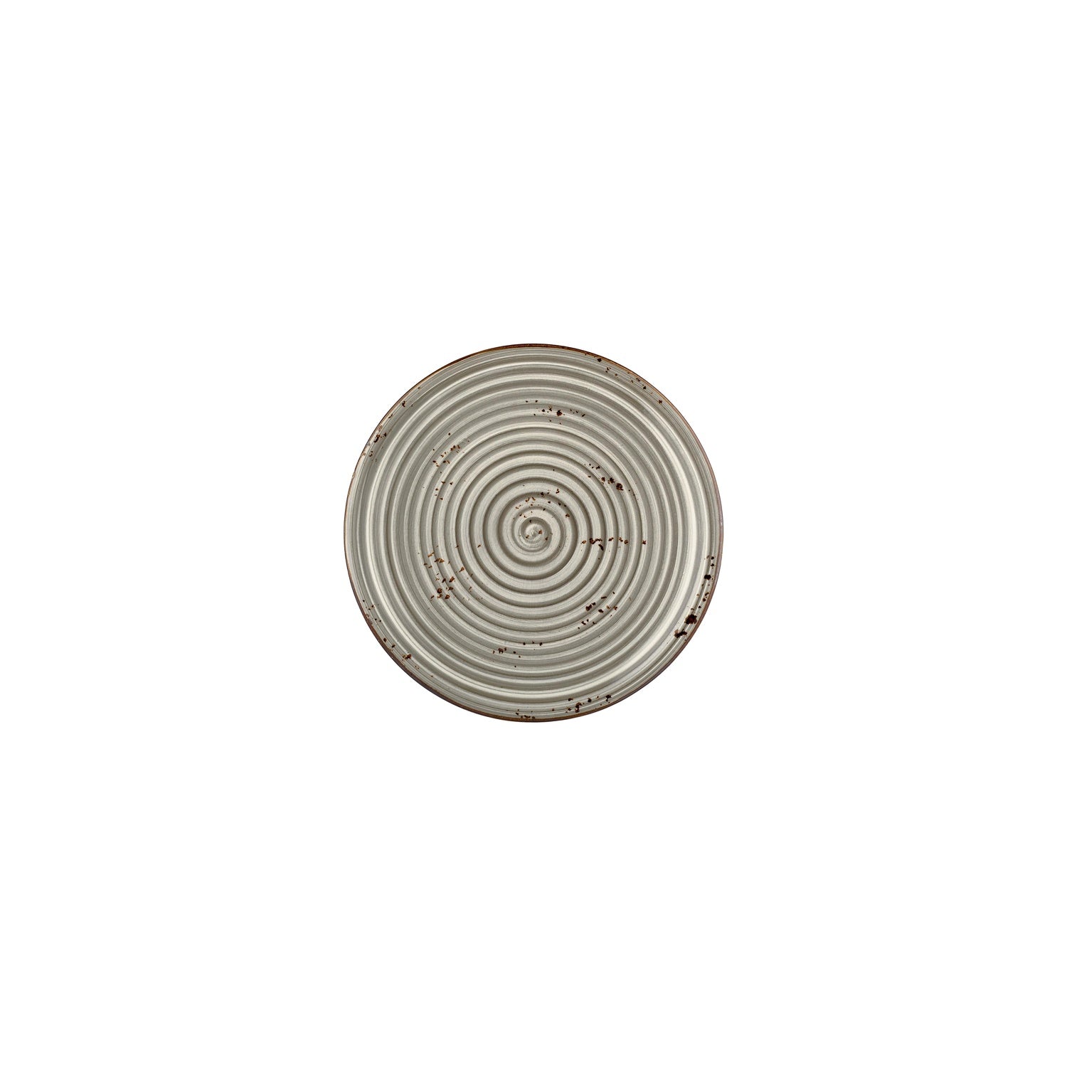 Supreme dia.7.5" Round Gray Vitrified Plate (Set of 4)
