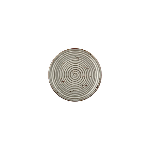 Supreme dia.7.5" Round Gray Vitrified Plate (Set of 4)