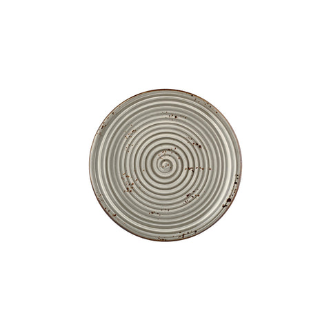 Supreme dia.9.75" Round Gray Vitrified Plate (Set of 4)