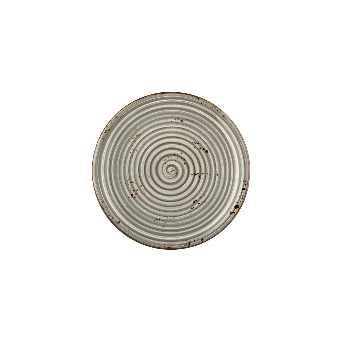 Supreme dia.9.75" Round Gray Vitrified Plate (Set of 4)