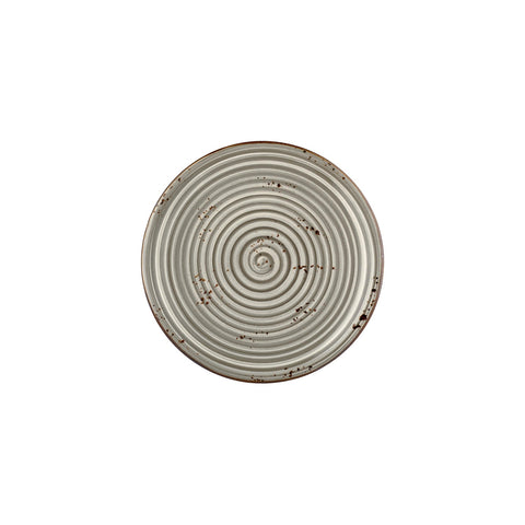 Supreme dia.9.75" Round Gray Vitrified Plate (Set of 4)